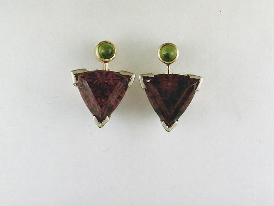 Amy and Peridot earrings