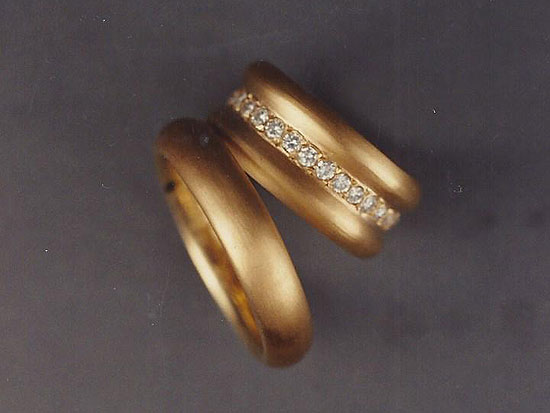 wedding band set