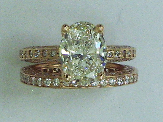 Michael Work Pink Oval Dia Set