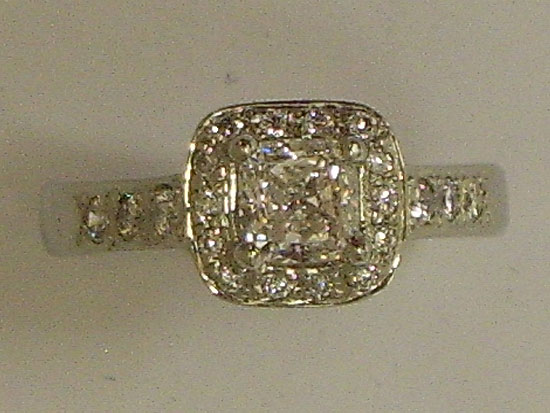 Princess Cut Diamond Engagement Ring