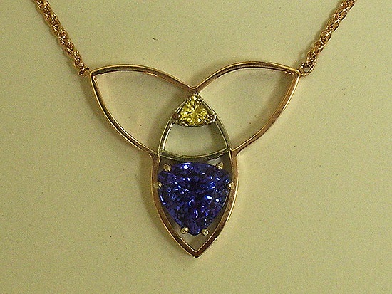 Tanzanite & Diamond Necklace